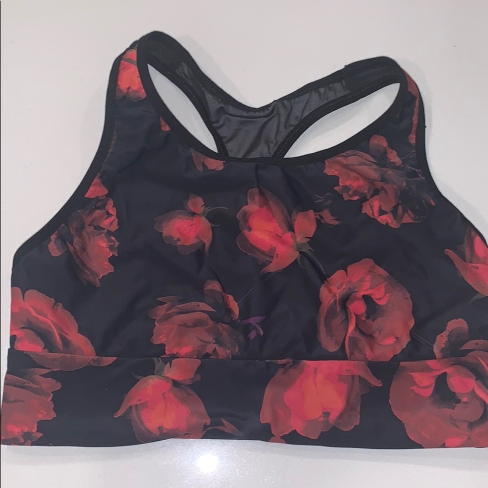 Rose sports bra